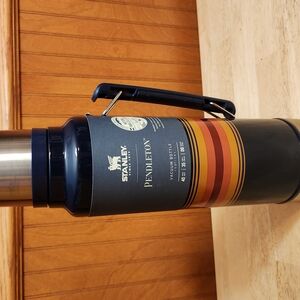 Stanley Pendleton Insulated Thermos - Blue and Orange